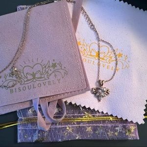 Bisoulovely Rose gold Tiffany necklace